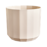 facet round 23cm almond pink